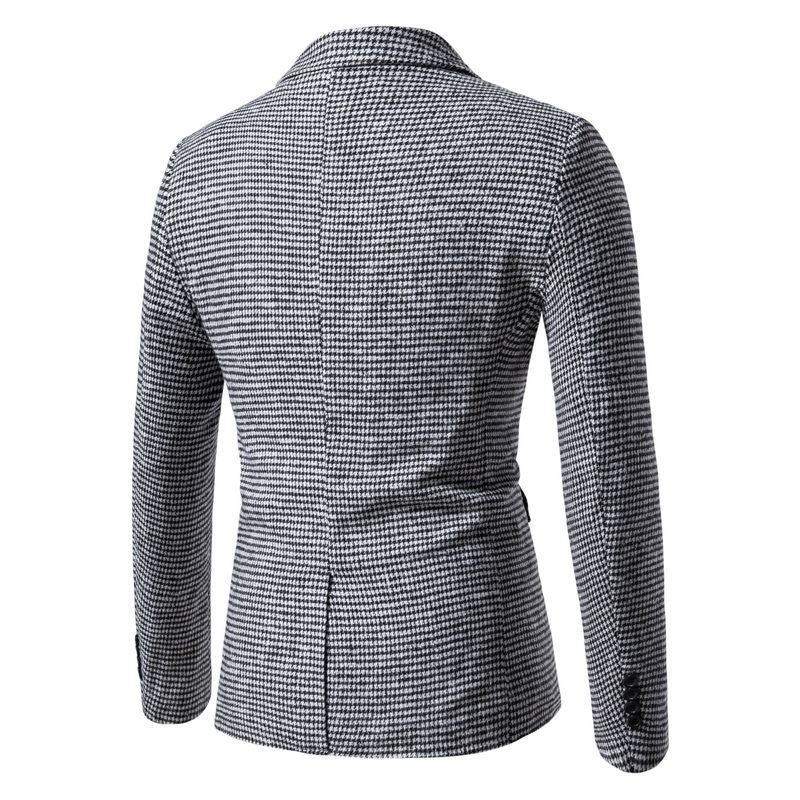 Herrar elegant blazer i rutmönster Mirla-Eva Jonsson