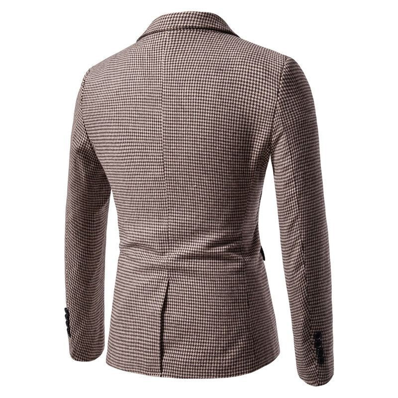 Herrar elegant blazer i rutmönster Mirla-Eva Jonsson