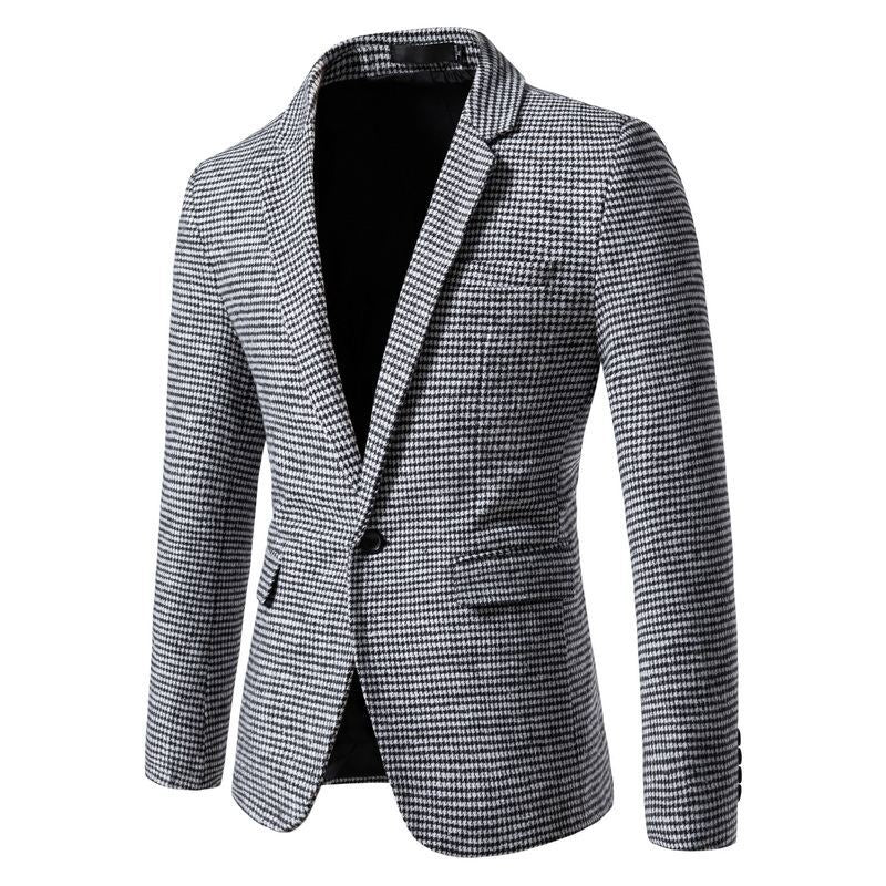 Herrar elegant blazer i rutmönster Mirla-Eva Jonsson