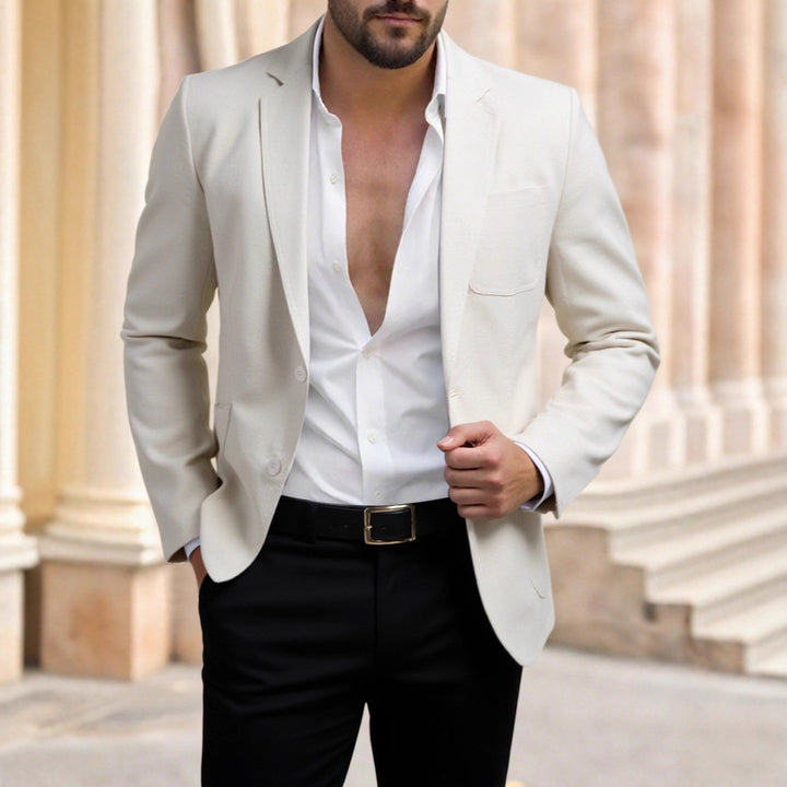 Herrar elegant blazer med modern snitt Mirla-Eva Jonsson