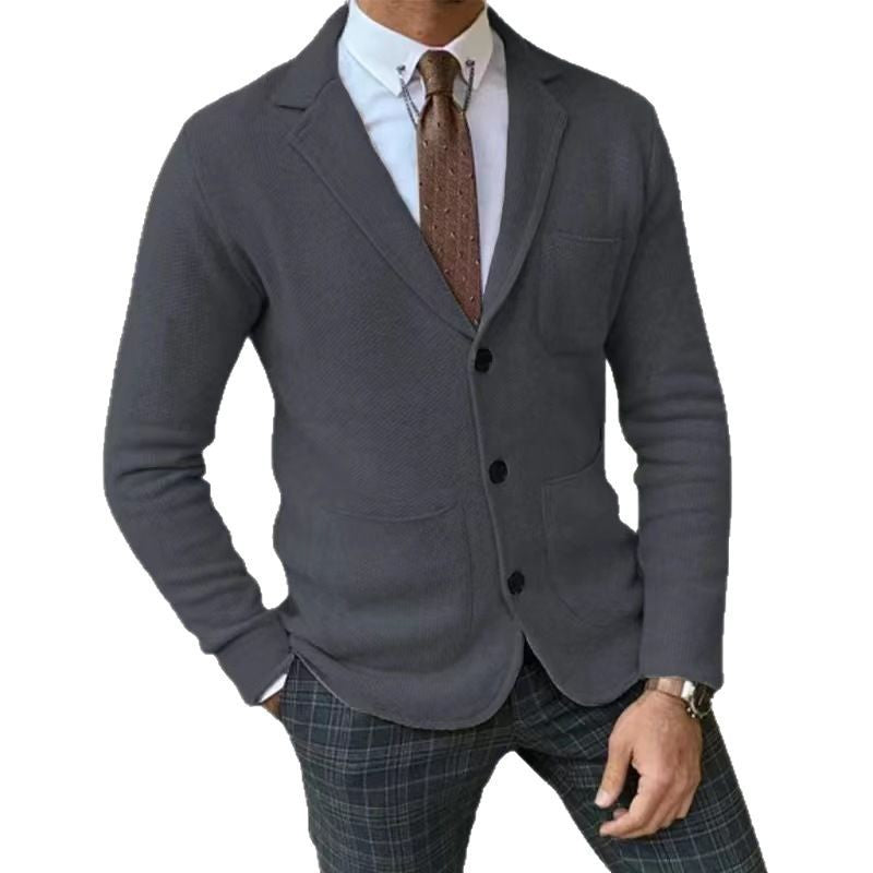 Herrar elegant cardigan med fickor Mirla-Eva Jonsson