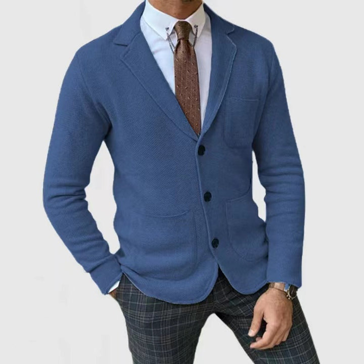 Herrar elegant cardigan med fickor Mirla-Eva Jonsson