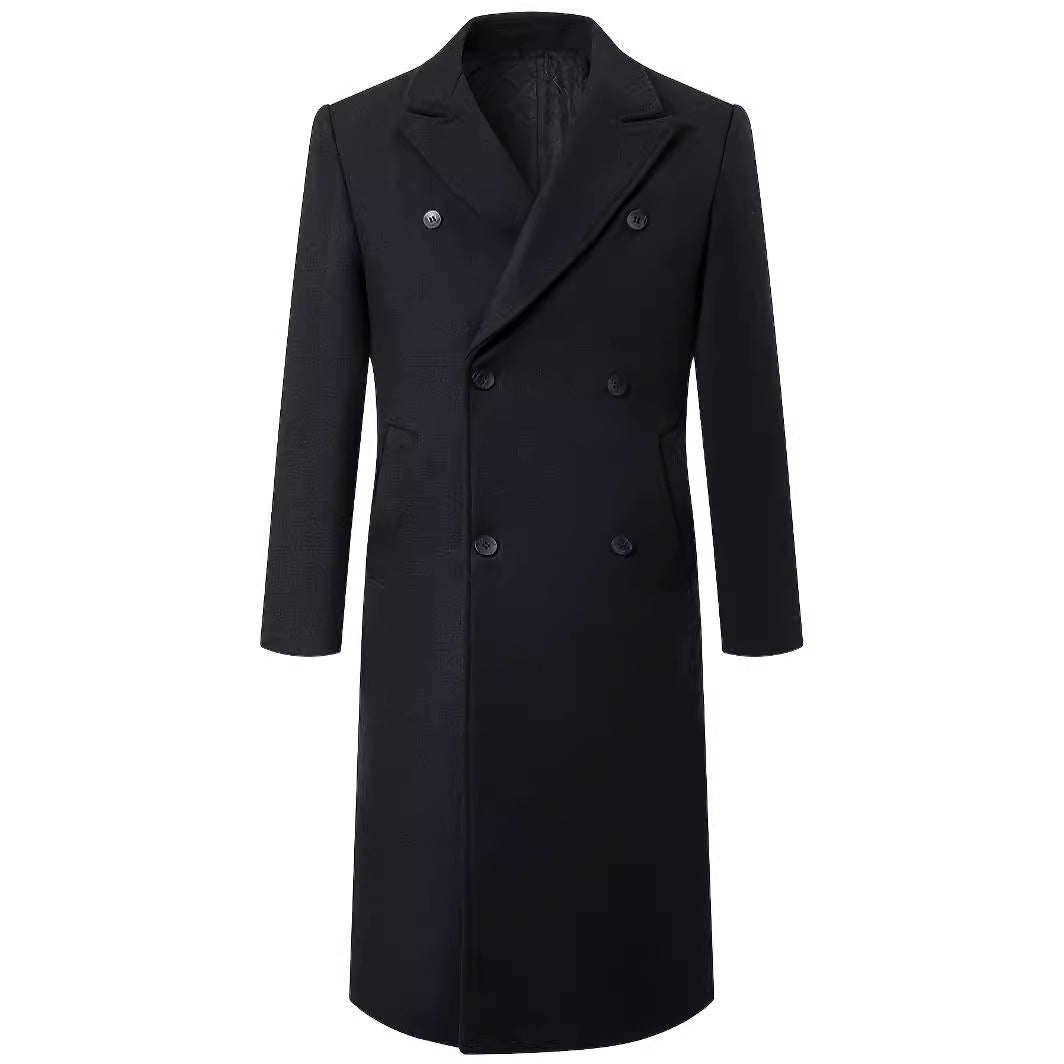 Herrar elegant dubbelknapp trenchcoat Mirla-Eva Jonsson