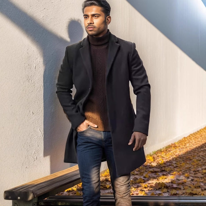 Herrar elegant figursydd övergångsjacka Mirla-Eva Jonsson