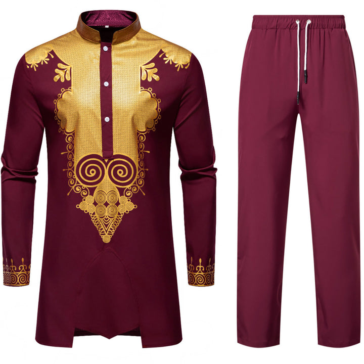 Herrar elegant kombination outfit med dekorativa utsmyckningar Mirla-Eva Jonsson