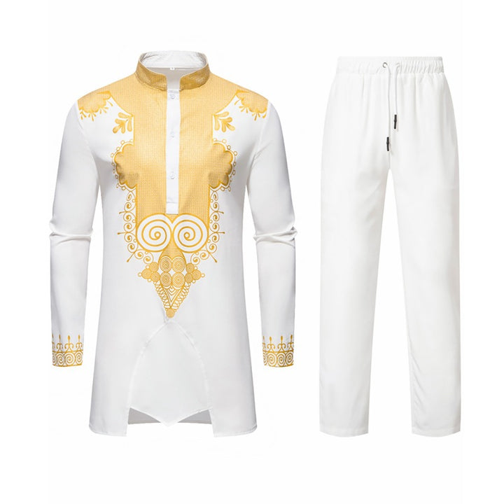Herrar elegant kombination outfit med dekorativa utsmyckningar Mirla-Eva Jonsson
