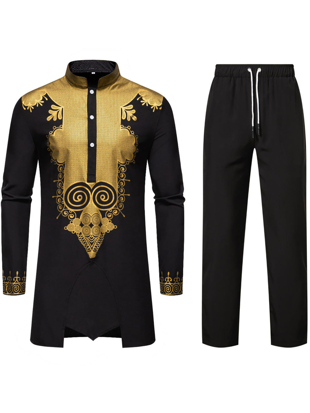 Herrar elegant kombination outfit med dekorativa utsmyckningar Mirla-Eva Jonsson