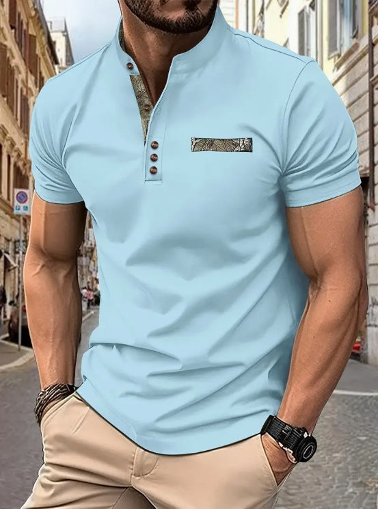 Herrar elegant kortärmad blus Mirla-Eva Jonsson