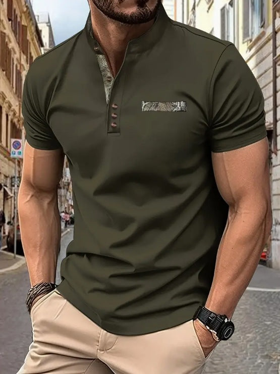 Herrar elegant kortärmad blus Mirla-Eva Jonsson