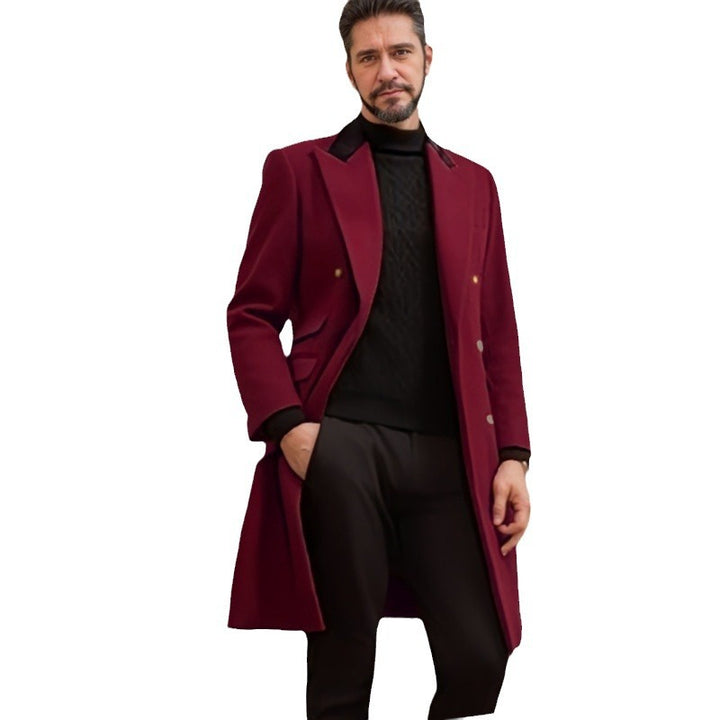 Herrar elegant långblazer med dubbelrad Mirla-Eva Jonsson