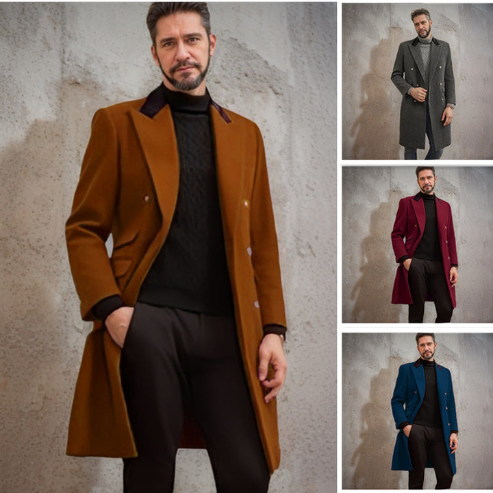 Herrar elegant långblazer med dubbelrad Mirla-Eva Jonsson