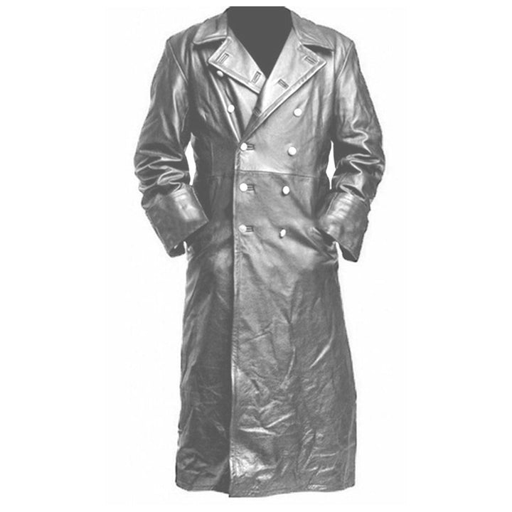 Herrar elegant och glänsande trenchcoat Mirla-Eva Jonsson