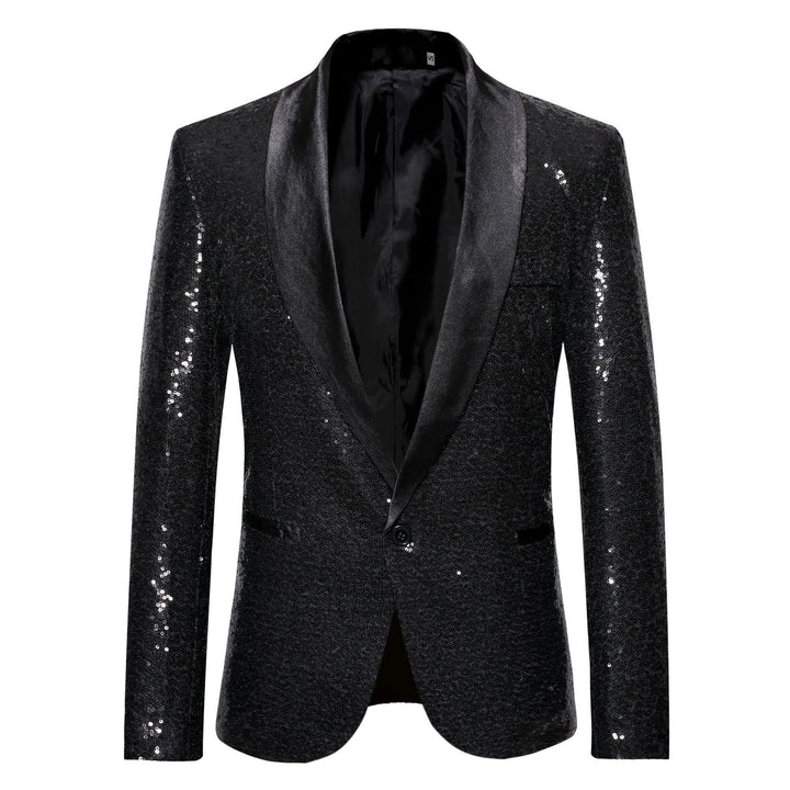 Herrar elegant paljettblazer i modern skärning Mirla-Eva Jonsson