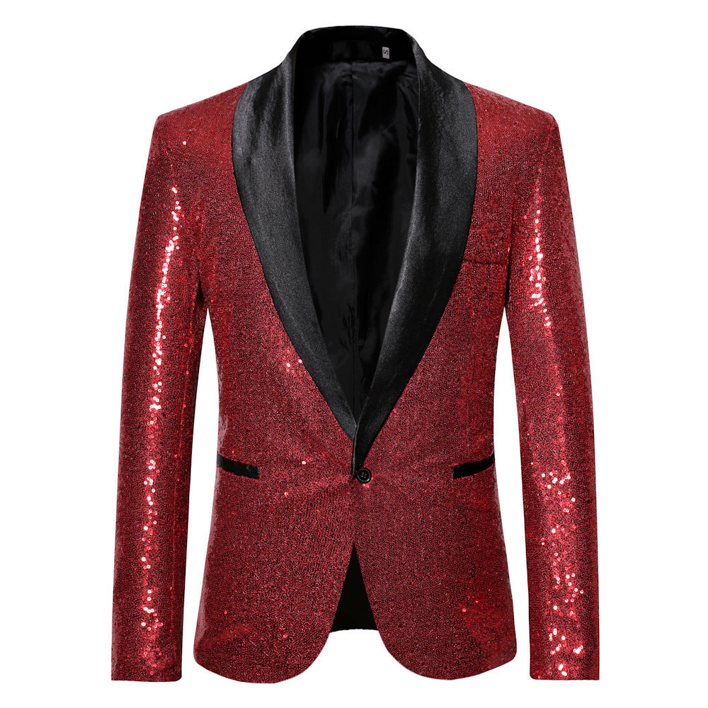 Herrar elegant paljettblazer i modern skärning Mirla-Eva Jonsson