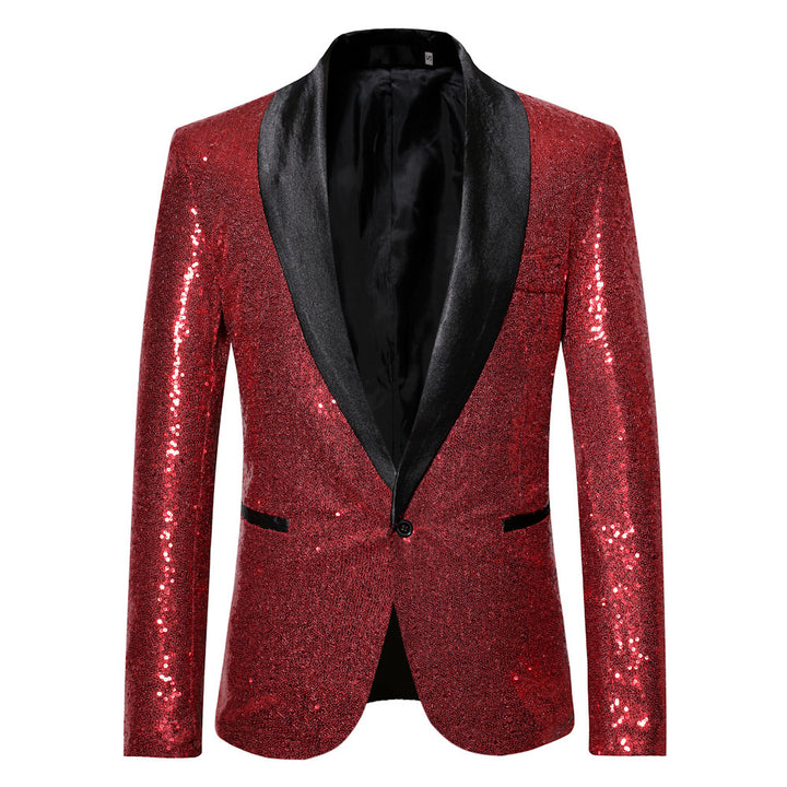 Herrar elegant paljettblazer i modern skärning Mirla-Eva Jonsson