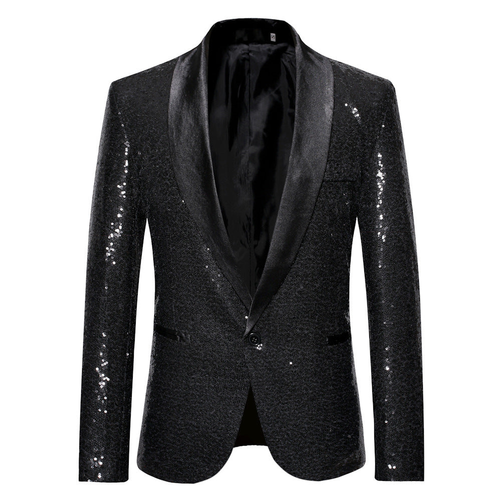 Herrar elegant paljettblazer i modern skärning Mirla-Eva Jonsson