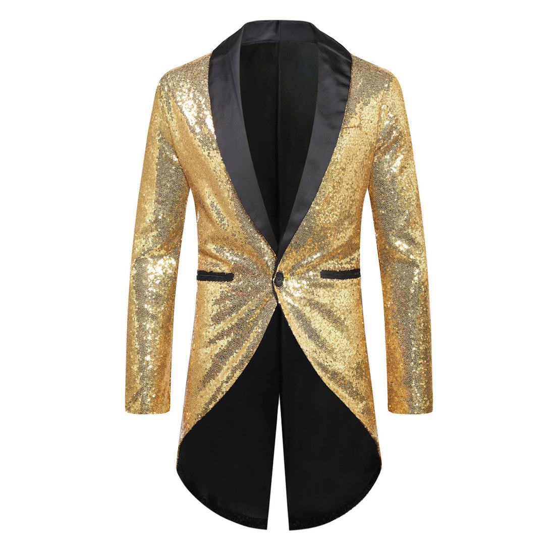 Herrar elegant paljettblazer med lyxiga detaljer Mirla-Eva Jonsson