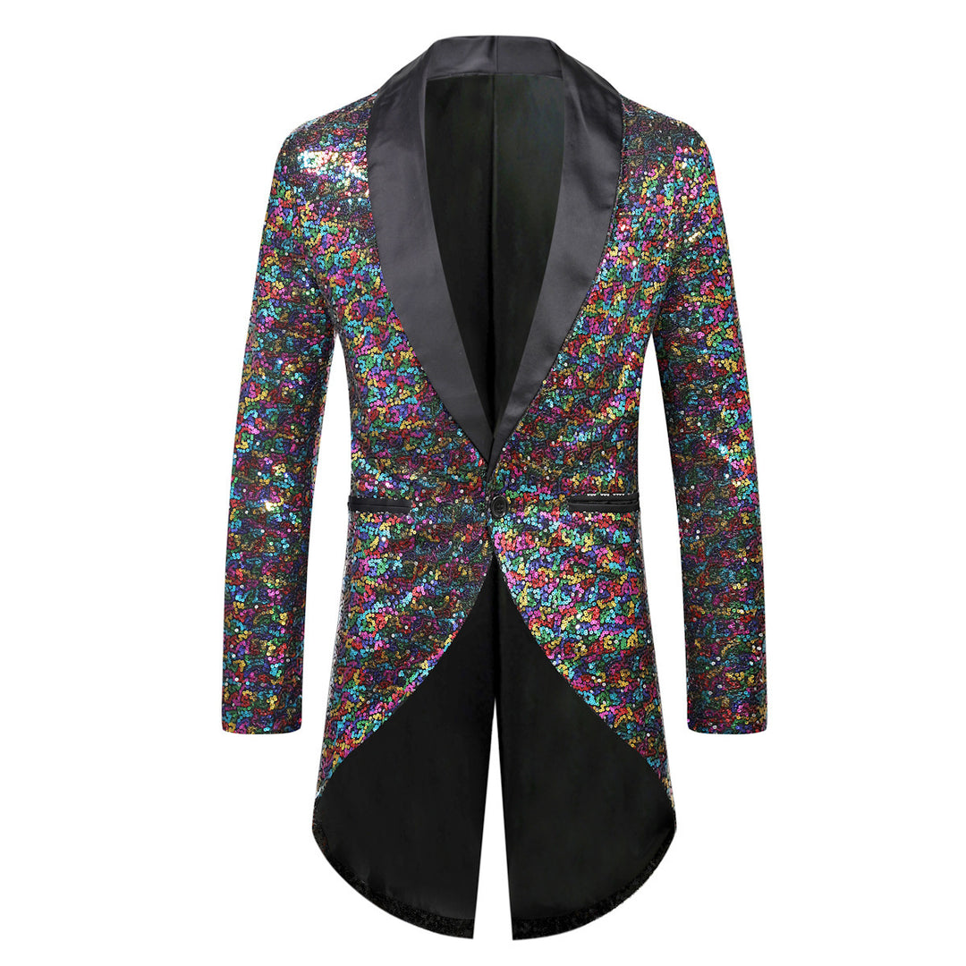 Herrar elegant paljettblazer med lyxiga detaljer Mirla-Eva Jonsson