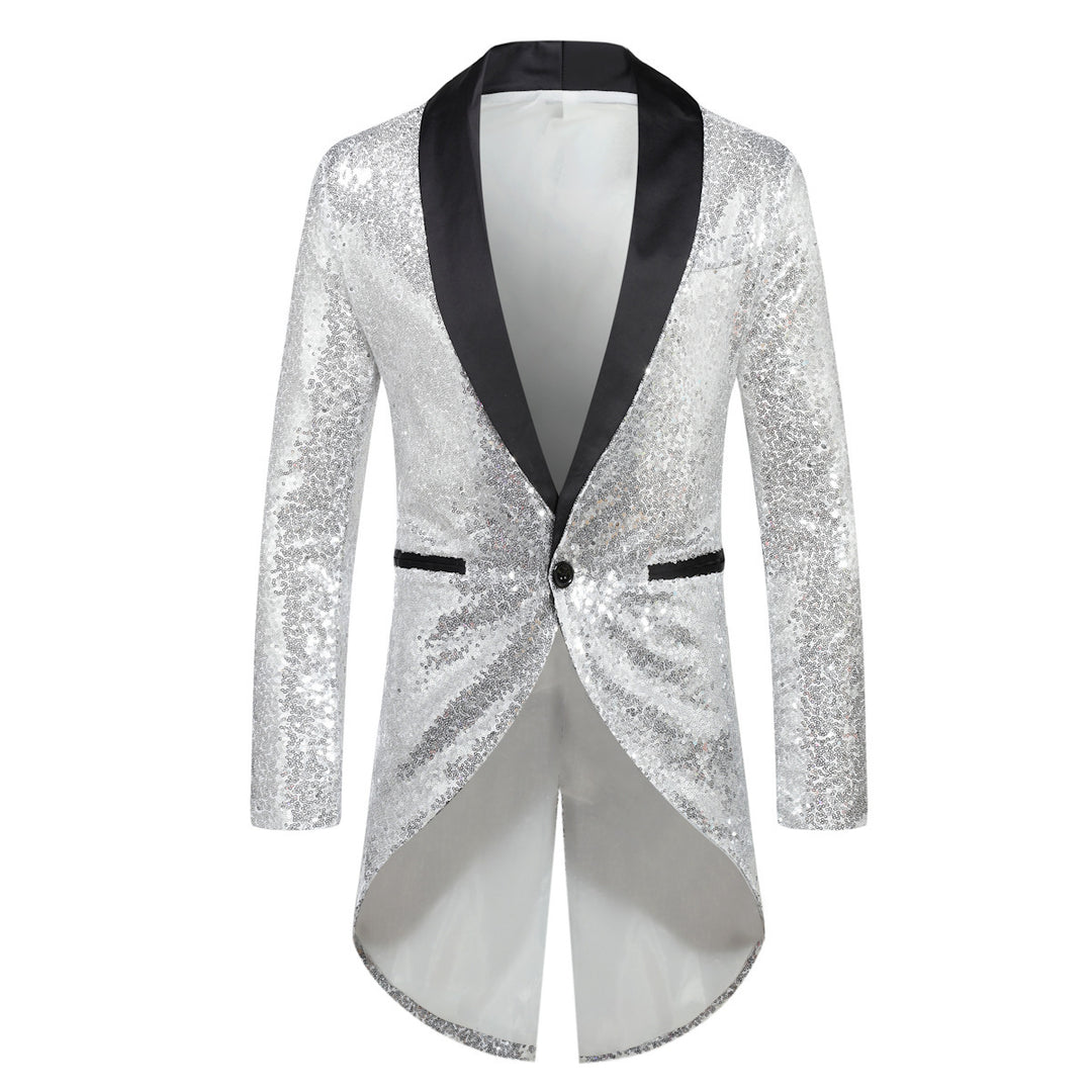 Herrar elegant paljettblazer med lyxiga detaljer Mirla-Eva Jonsson