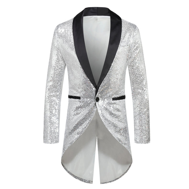Herrar elegant paljettblazer med lyxiga detaljer Mirla-Eva Jonsson