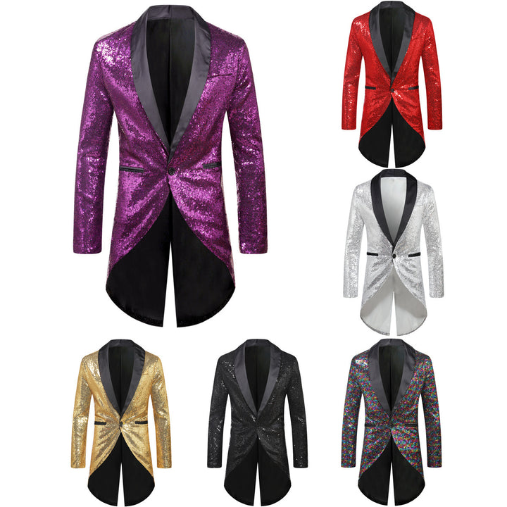 Herrar elegant paljettblazer med lyxiga detaljer Mirla-Eva Jonsson