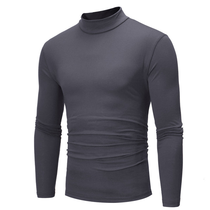 Herrar elegant rullkrage-T-shirt i mjuk jersey Eva Jonsson-Eva Jonsson