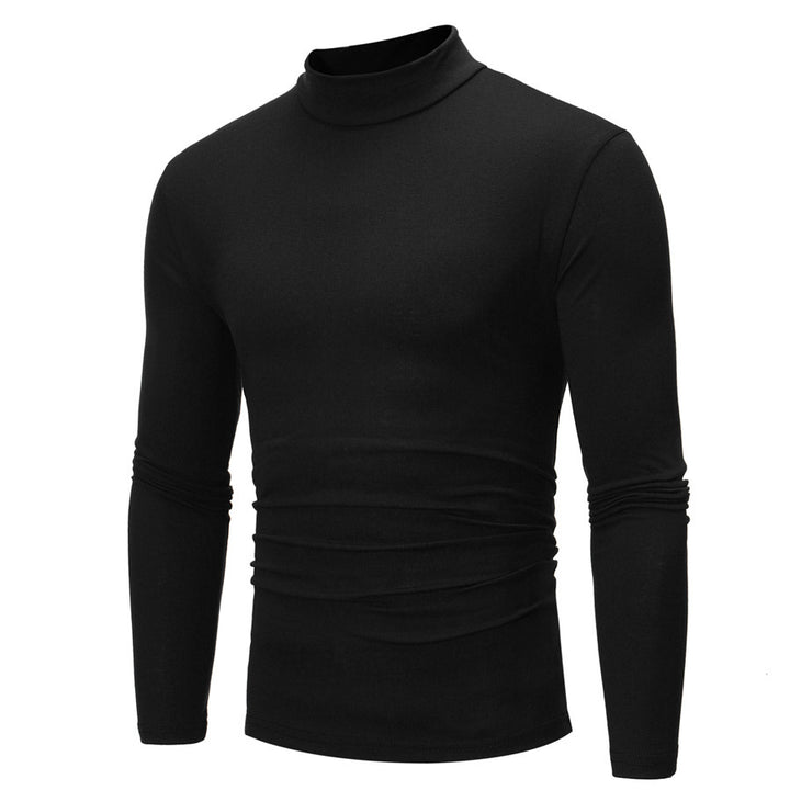 Herrar elegant rullkrage-T-shirt i mjuk jersey Eva Jonsson-Eva Jonsson
