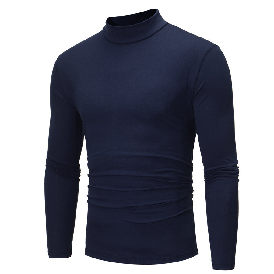 Herrar elegant rullkrage-T-shirt i mjuk jersey Eva Jonsson-Eva Jonsson