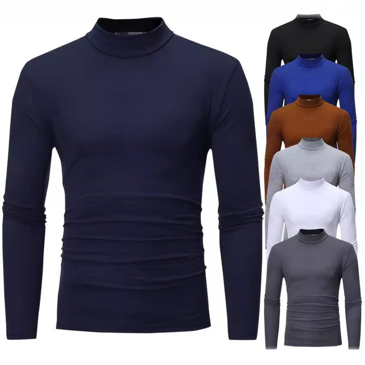 Herrar elegant rullkrage-T-shirt i mjuk jersey Eva Jonsson-Eva Jonsson