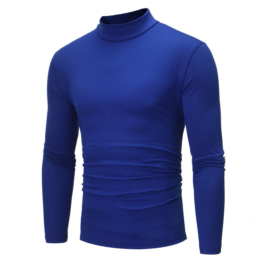 Herrar elegant rullkrage-T-shirt i mjuk jersey Mirla-Eva Jonsson
