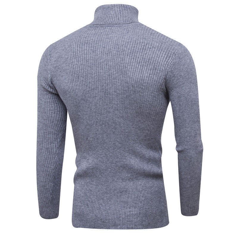 Herrar elegant rullkragepullover i mjukt stickat Mirla-Eva Jonsson