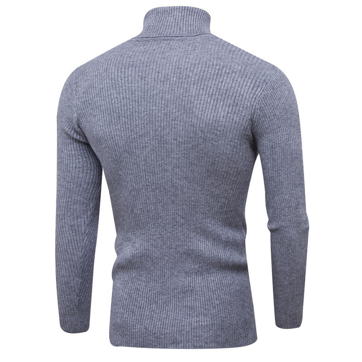 Herrar elegant rullkragepullover i mjukt stickat Mirla-Eva Jonsson