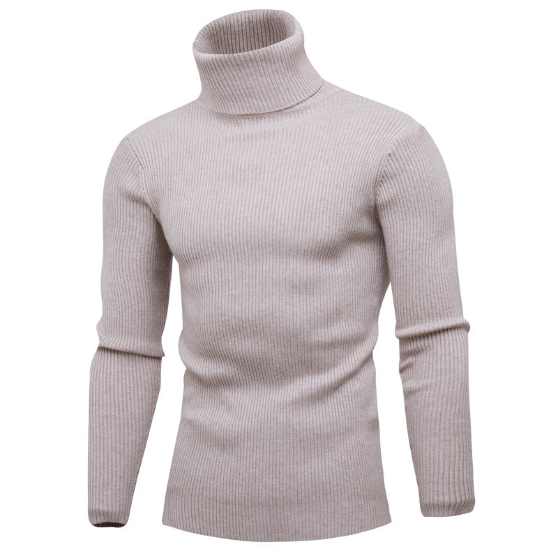 Herrar elegant rullkragepullover i mjukt stickat Mirla-Eva Jonsson