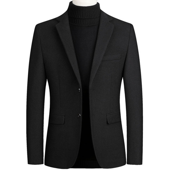 Herrar elegant ullblazer i klassisk snitt med fin textur Mirla-Eva Jonsson