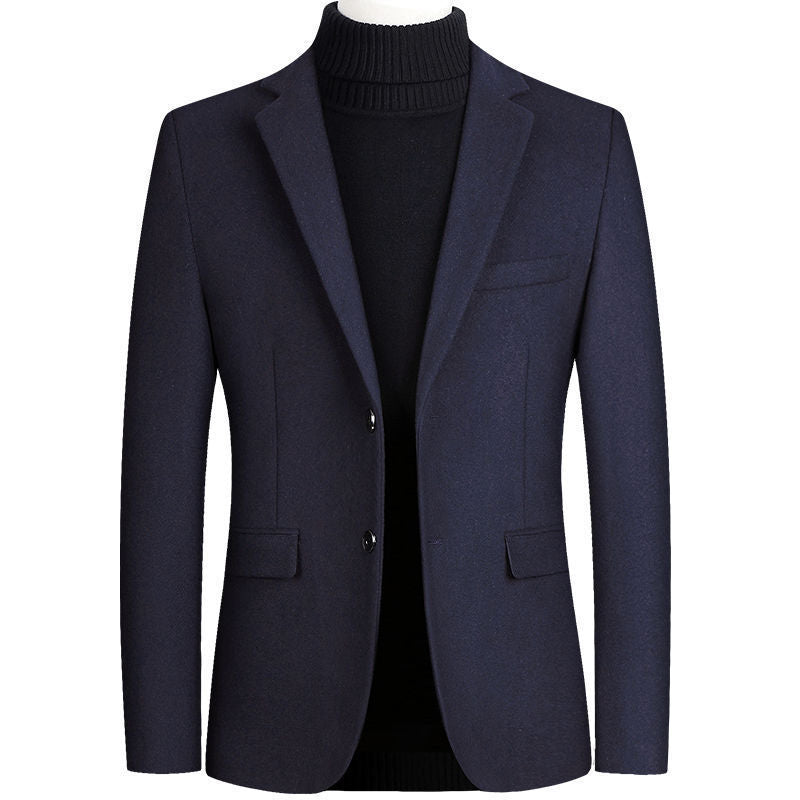 Herrar elegant ullblazer i klassisk snitt med fin textur Mirla-Eva Jonsson