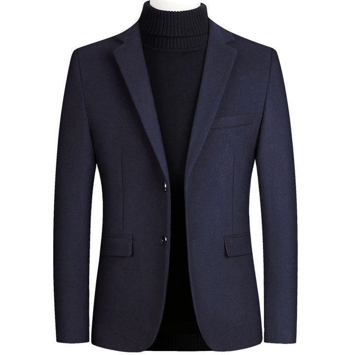 Herrar elegant ullblazer i klassisk snitt med fin textur Mirla-Eva Jonsson