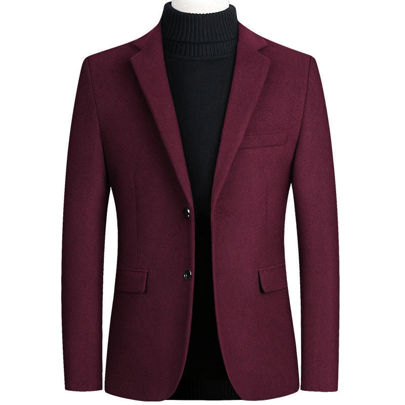 Herrar elegant ullblazer i klassisk snitt med fin textur Mirla-Eva Jonsson
