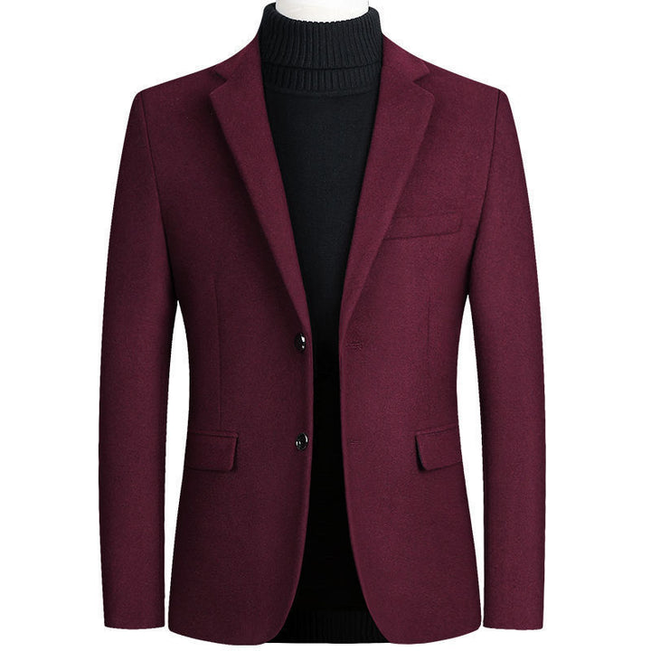 Herrar elegant ullblazer i klassisk snitt med fin textur Mirla-Eva Jonsson