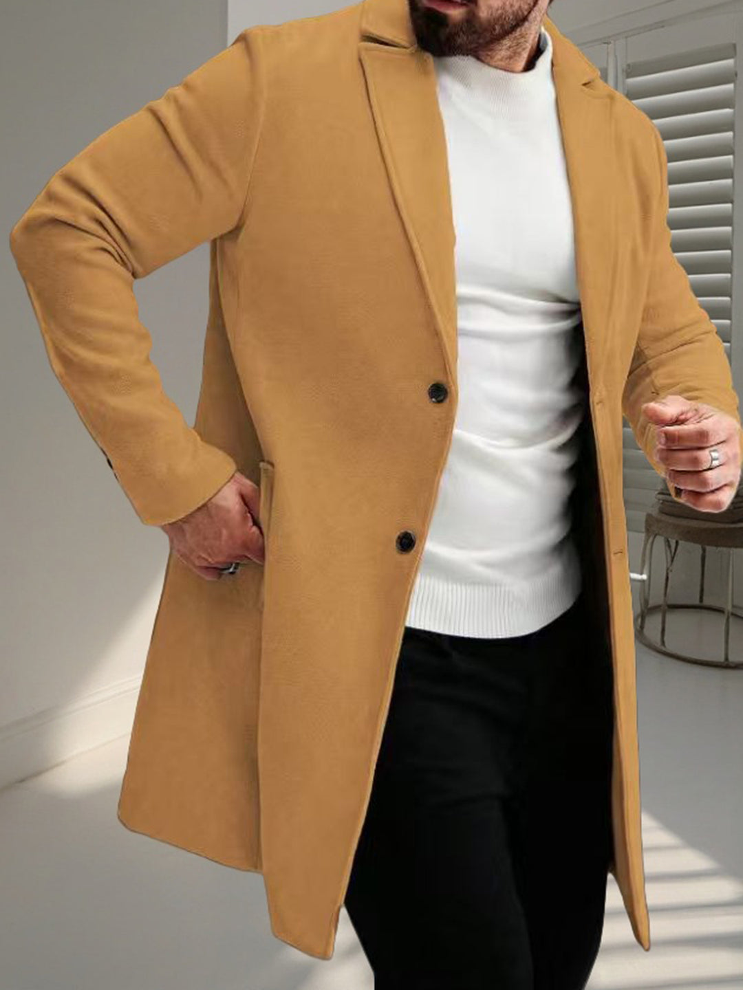 Herrar elegant ullrock med smal silhuett Mirla-Eva Jonsson