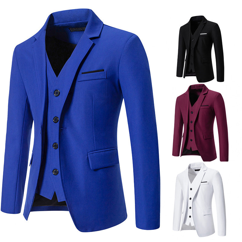 Herrar elegant utrustad kostymset med blazer, väst och byxor Mirla-Eva Jonsson