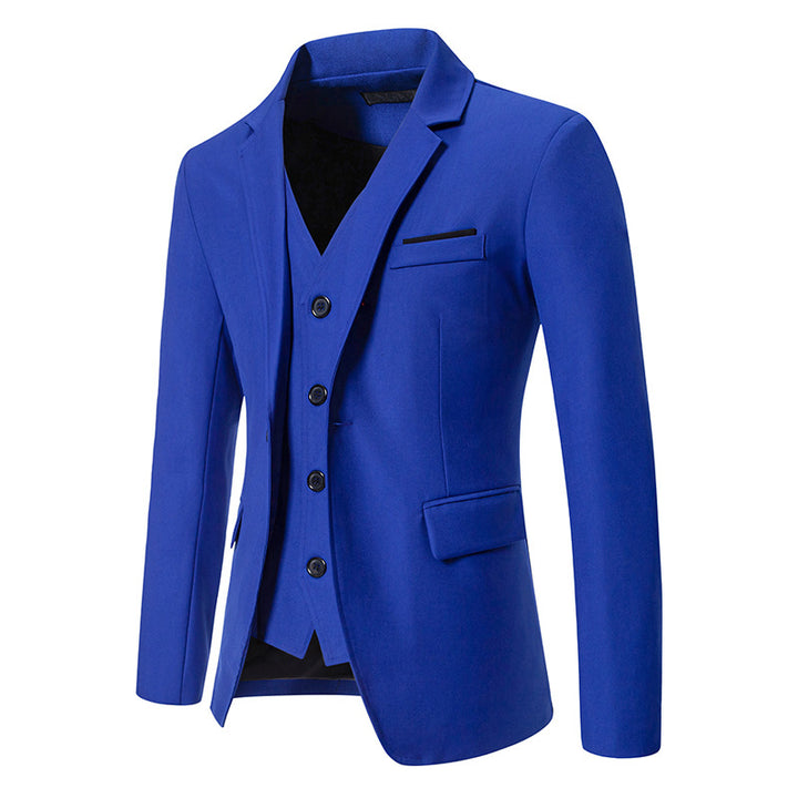 Herrar elegant utrustad kostymset med blazer, väst och byxor Mirla-Eva Jonsson