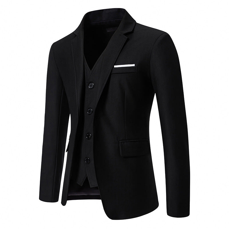 Herrar elegant utrustad kostymset med blazer, väst och byxor Mirla-Eva Jonsson