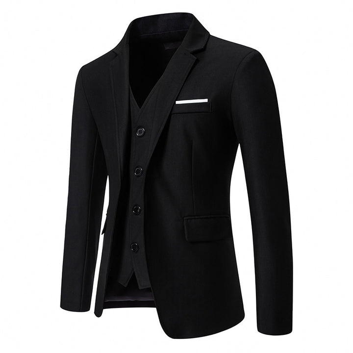 Herrar elegant utrustad kostymset med blazer, väst och byxor Mirla-Eva Jonsson