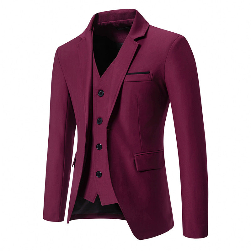 Herrar elegant utrustad kostymset med blazer, väst och byxor Mirla-Eva Jonsson