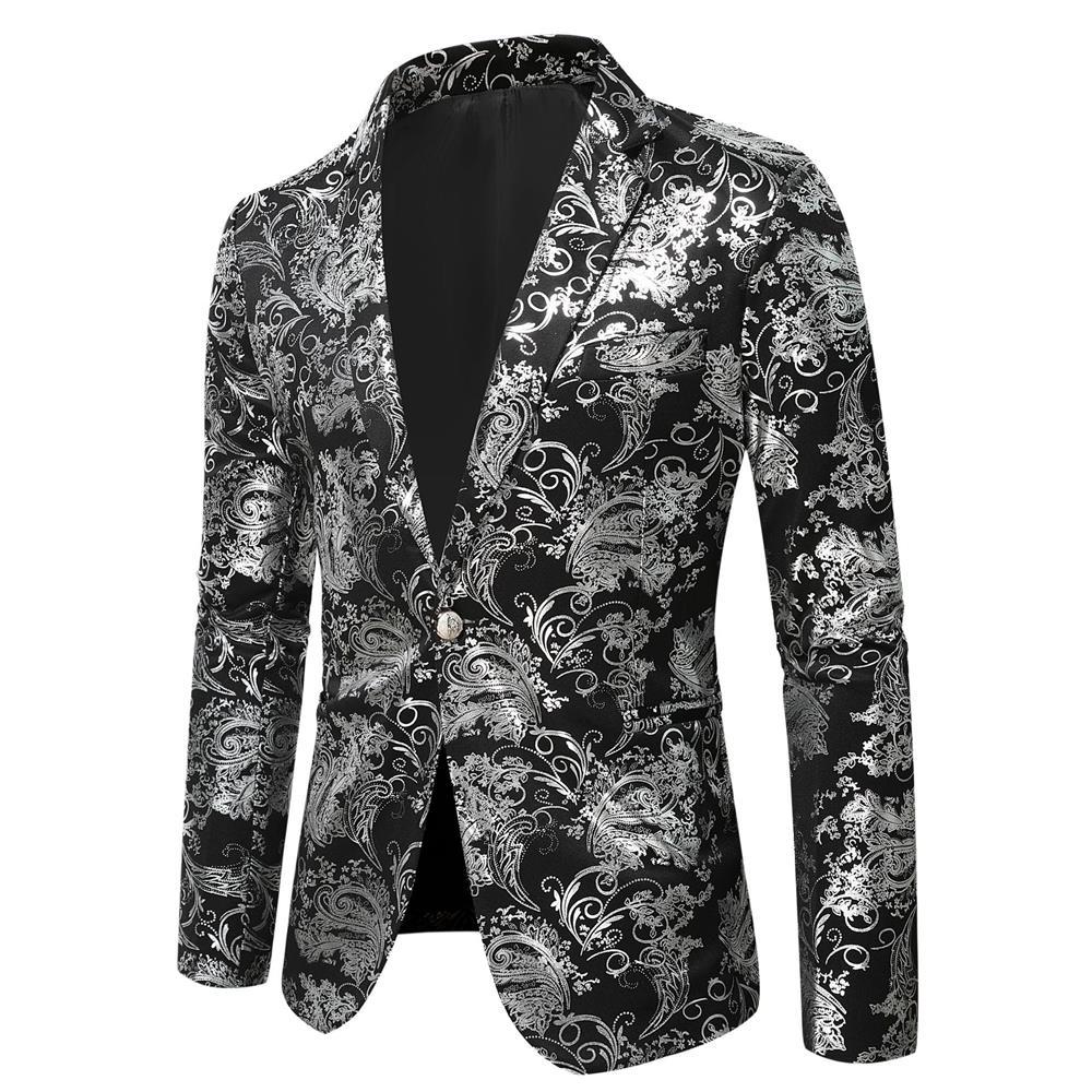 Herrar eleganta guldmönster blazer Mirla-Eva Jonsson