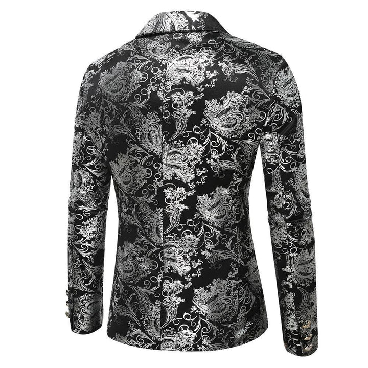 Herrar eleganta guldmönster blazer Mirla-Eva Jonsson