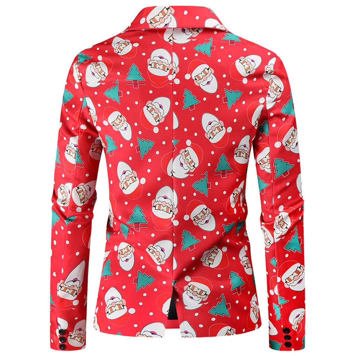 Herrar festlig blazer med glädjefyllt juldesign Mirla-Eva Jonsson