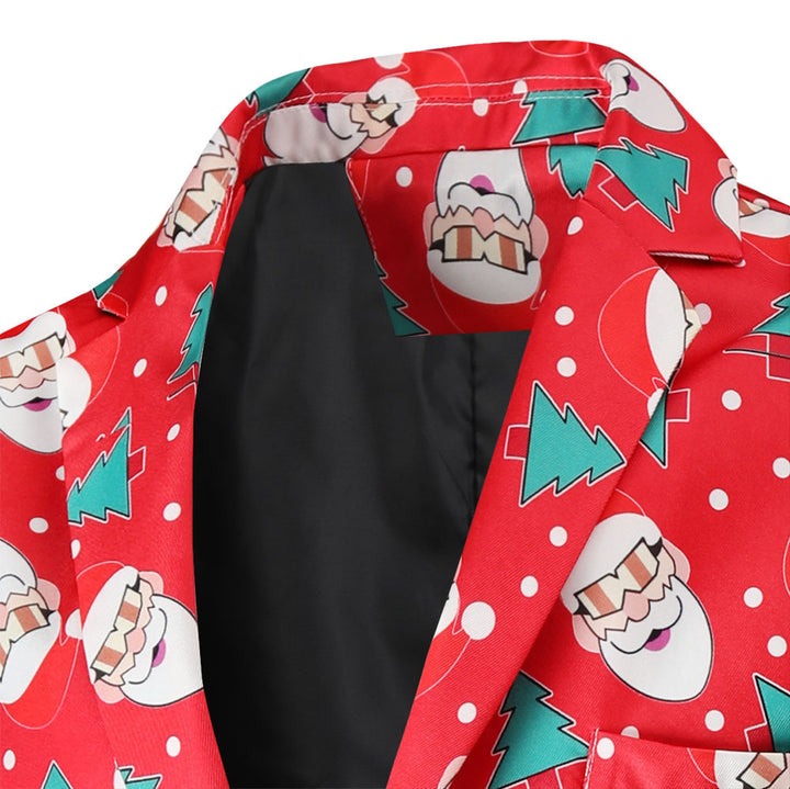 Herrar festlig blazer med glädjefyllt juldesign Mirla-Eva Jonsson