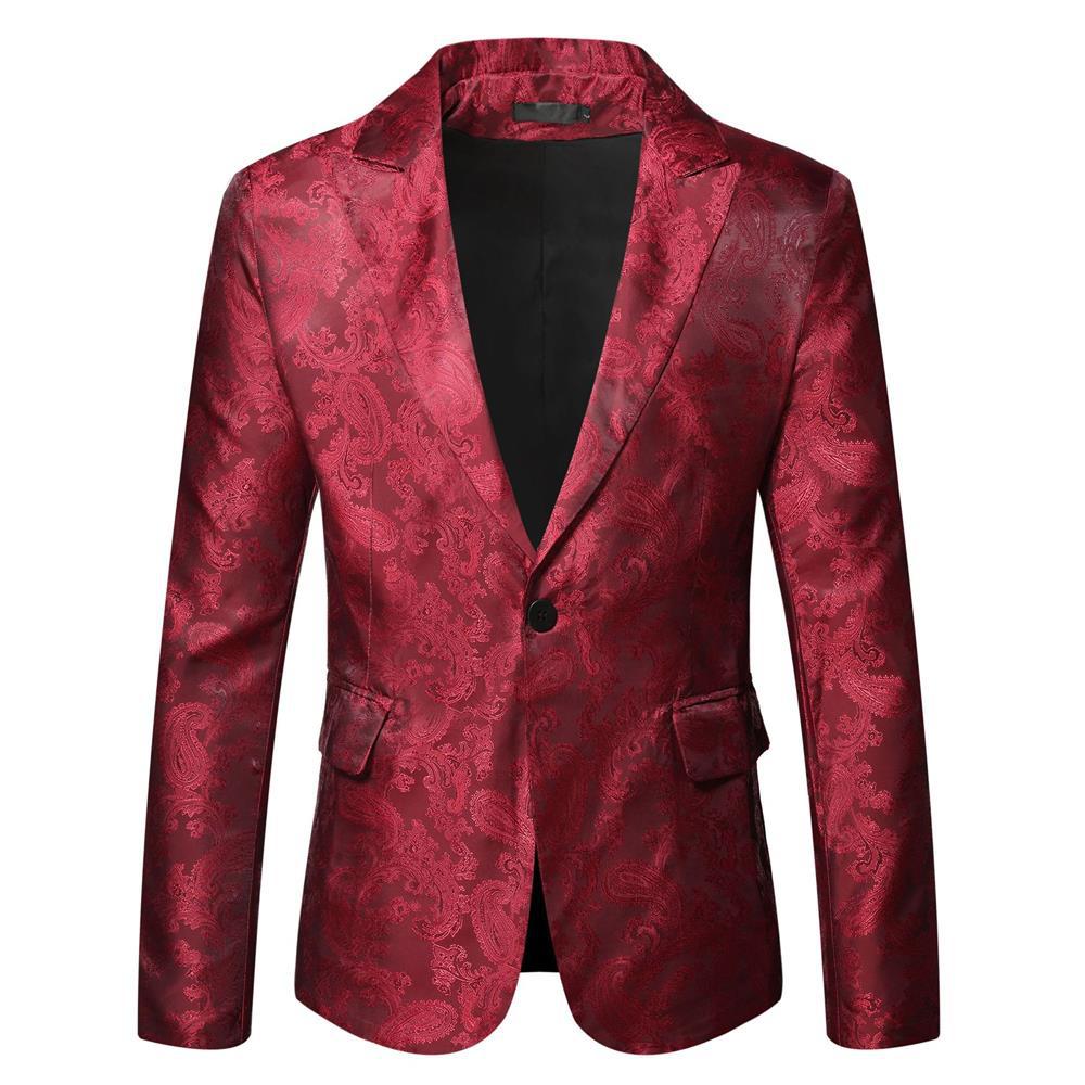 Herrar festlig blazer med konstnärligt mönster Eva Jonsson-Eva Jonsson