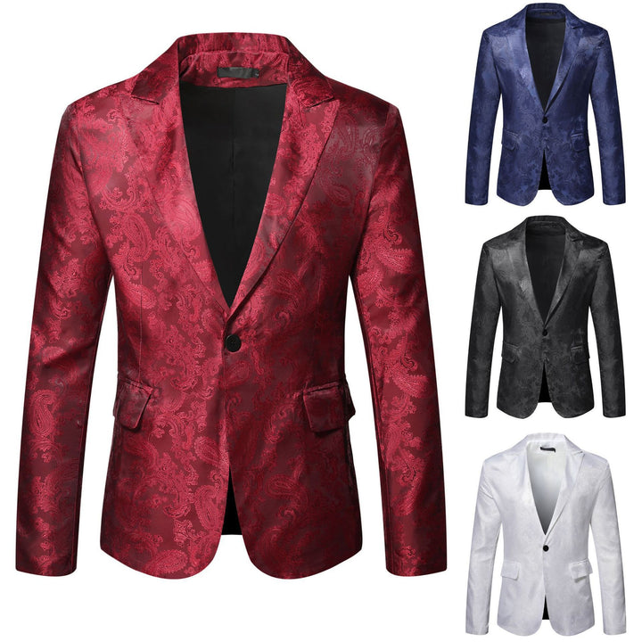 Herrar festlig blazer med konstnärligt mönster Eva Jonsson-Eva Jonsson